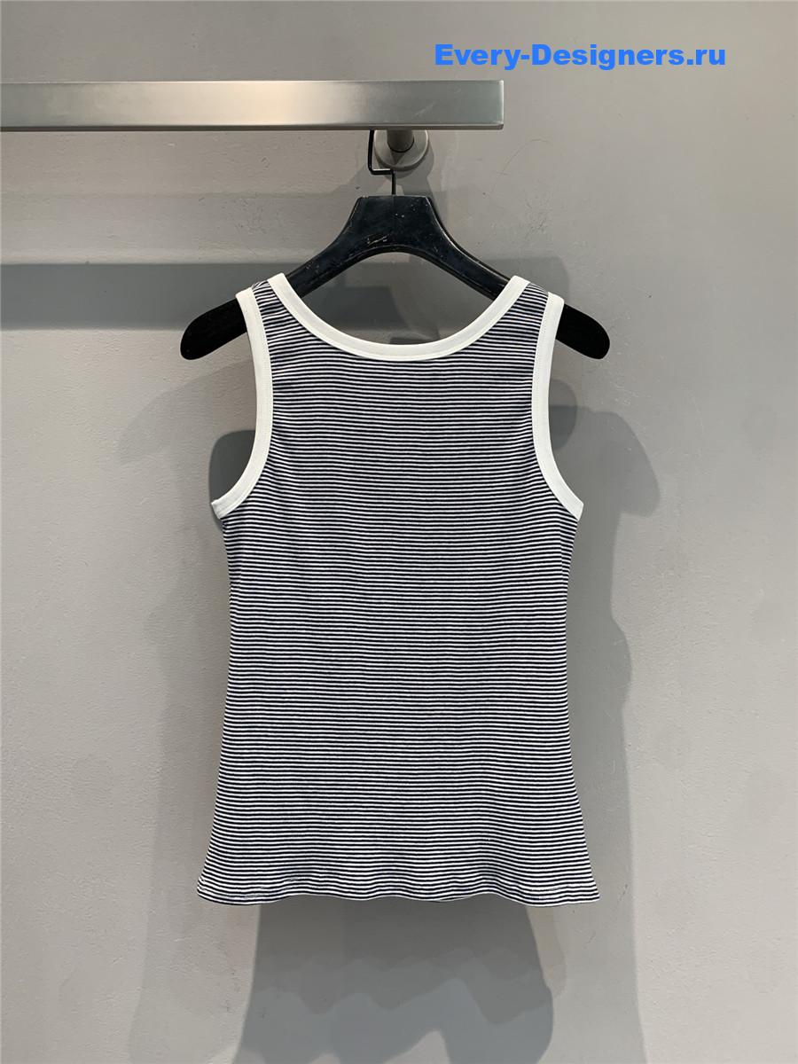 Miu Miu x Petit Bateau Ribbed Top