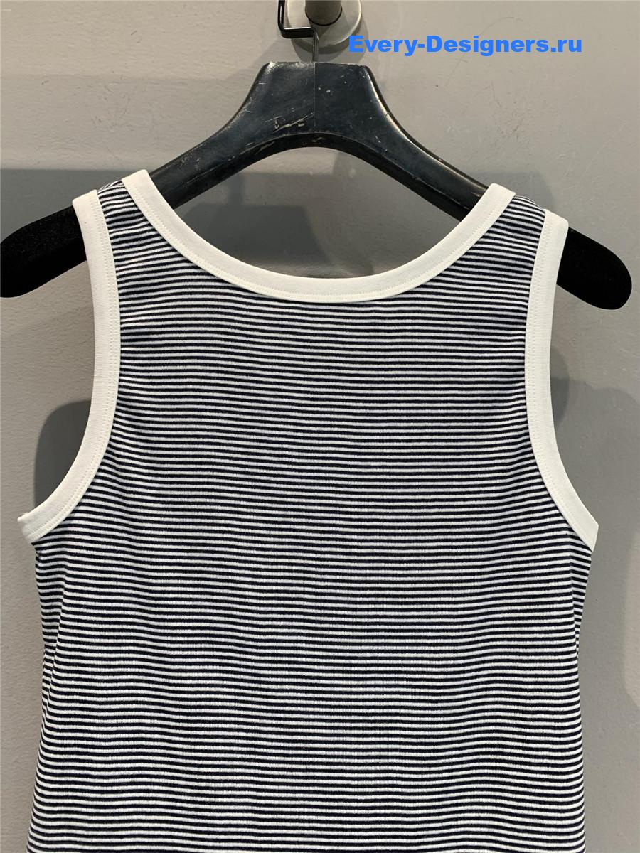 Miu Miu x Petit Bateau Ribbed Top