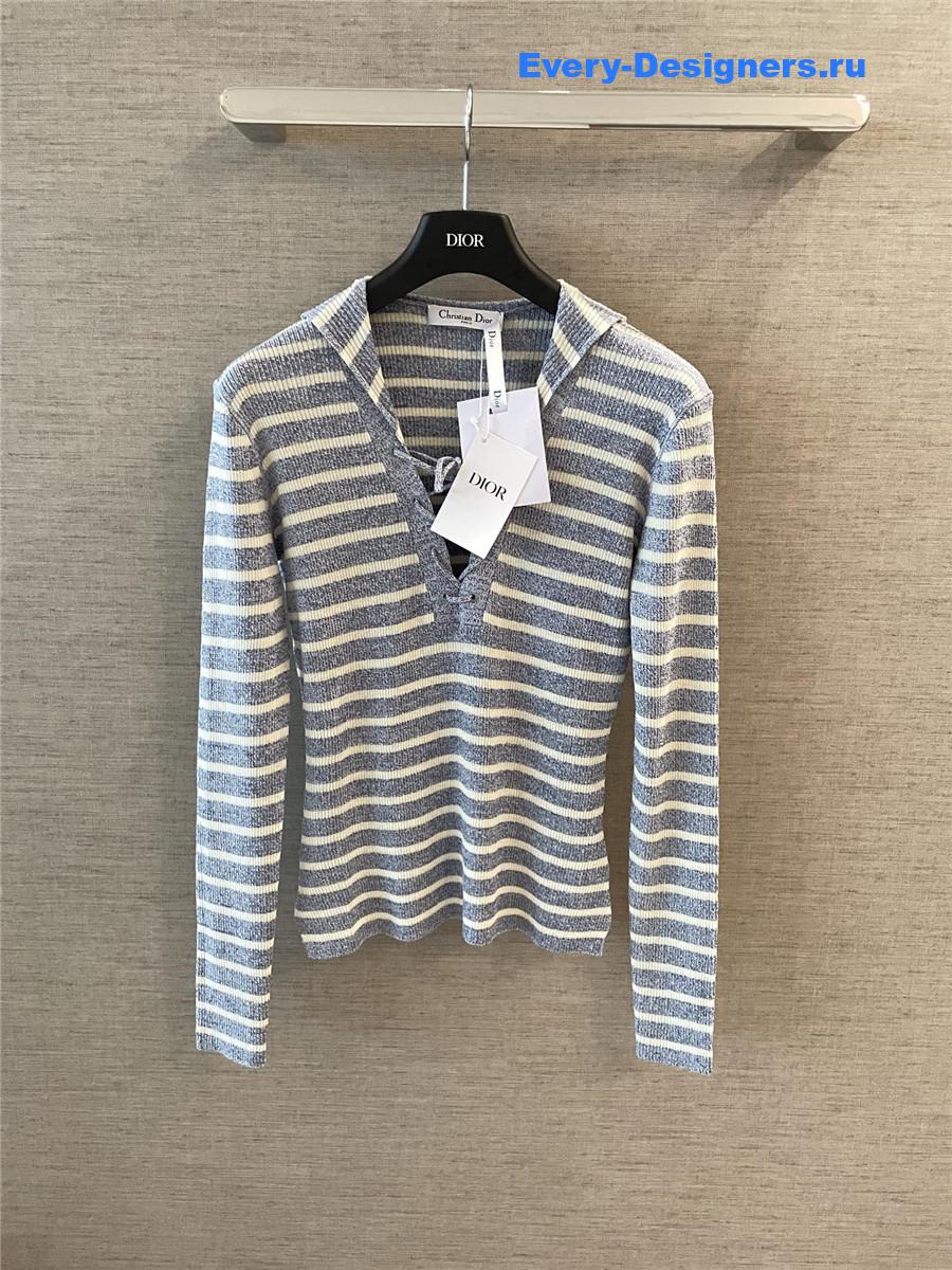 D10r linen striped top