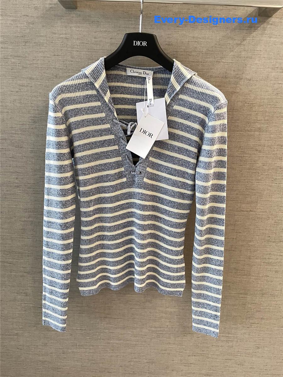 D10r linen striped top