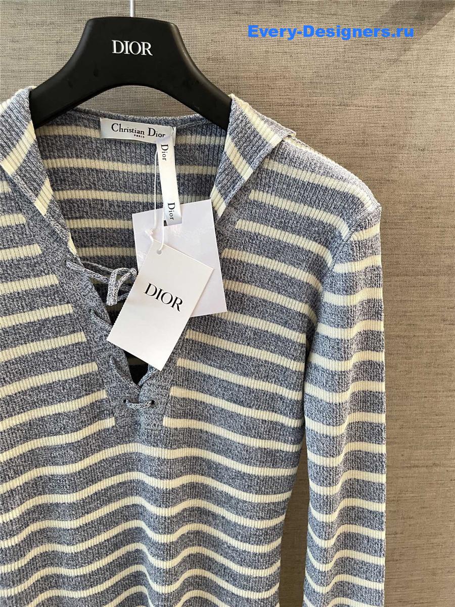 D10r linen striped top