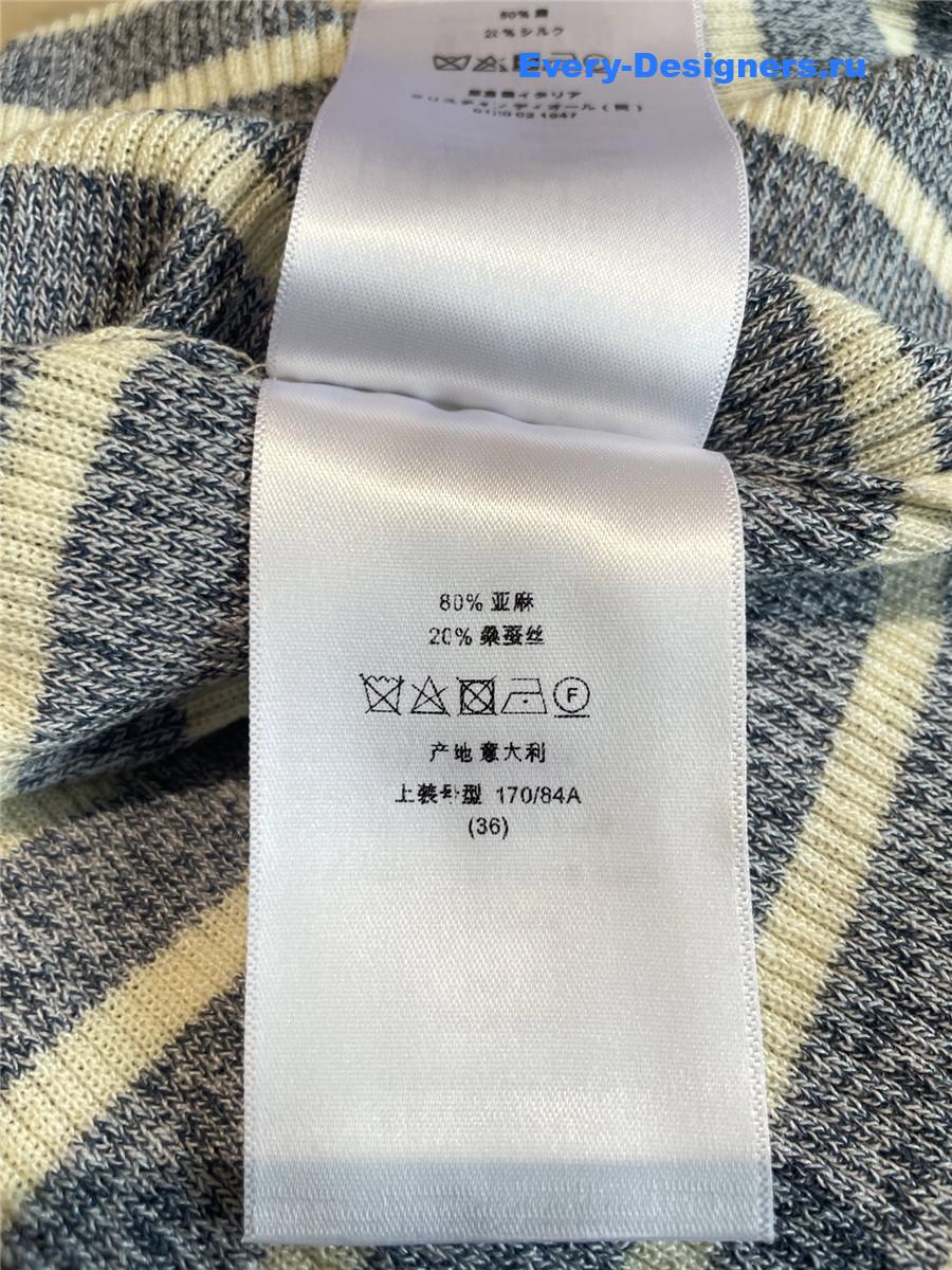 D10r linen striped top