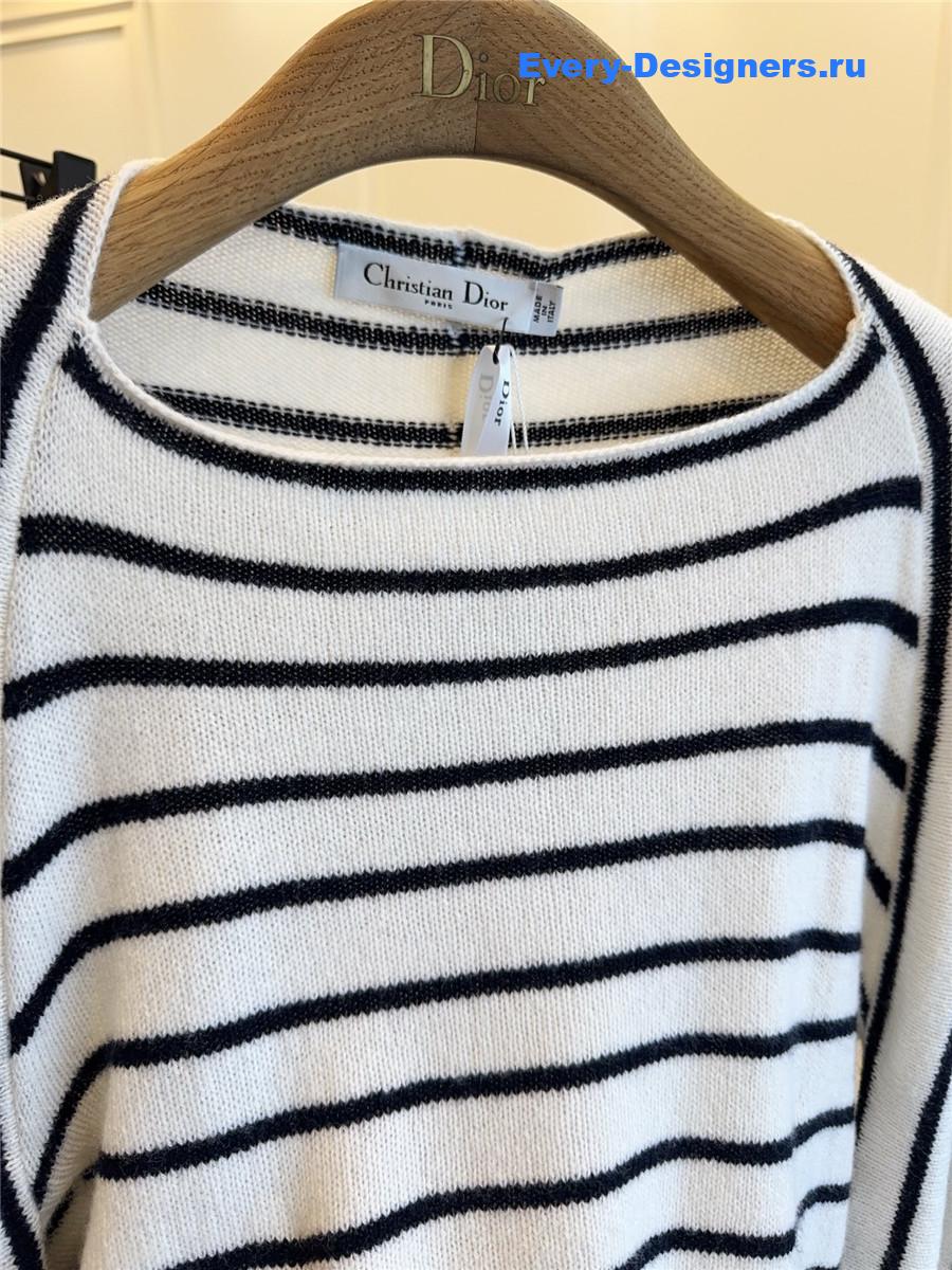D10r striped wool sweater