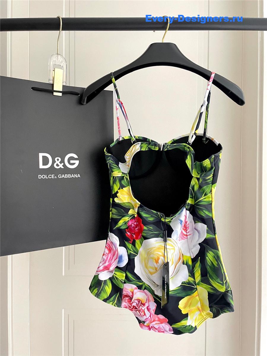 Dolce & Gabbana Floral Swimsuit