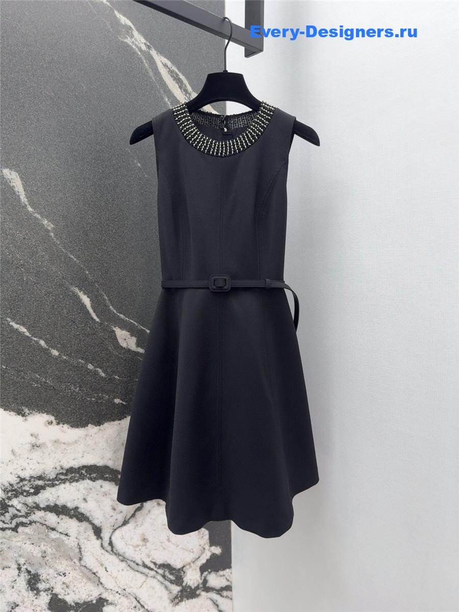 D10r cd beaded black dress