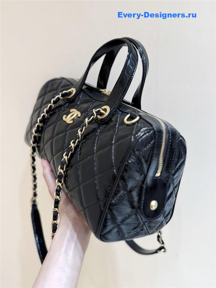 Ch**el large black bowling bag