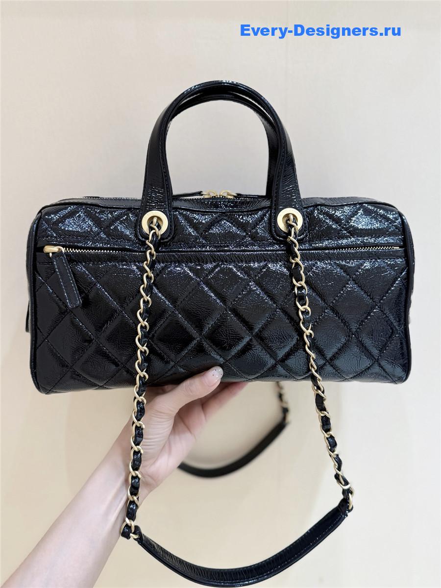 Ch**el large black bowling bag