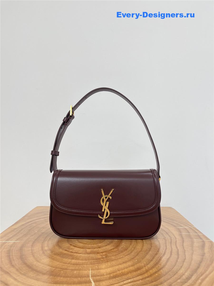 Sa1nt Lau*nt solferino medium leather shoulder bag
