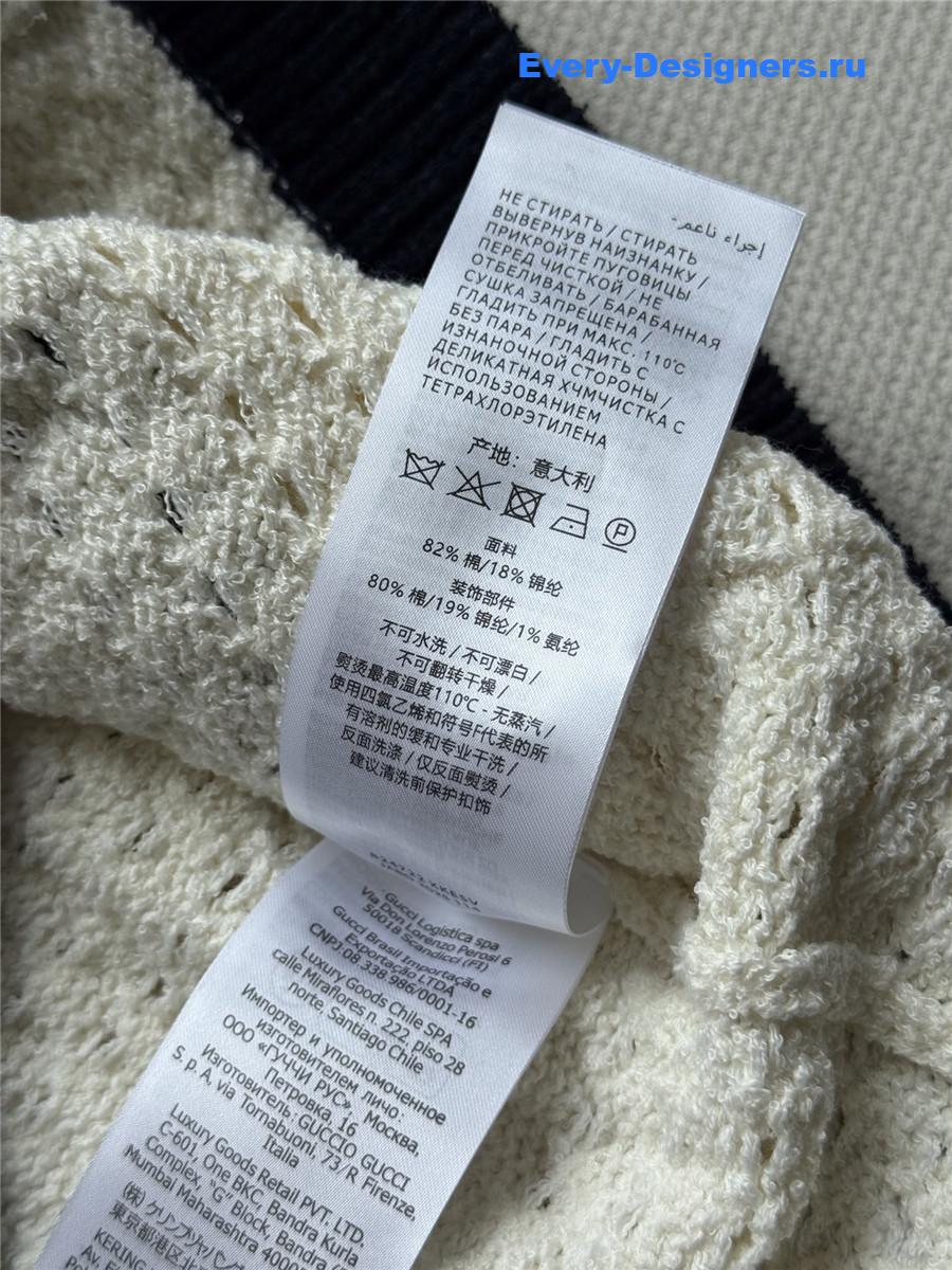 Gvc*1 fine cotton crochet cardigan