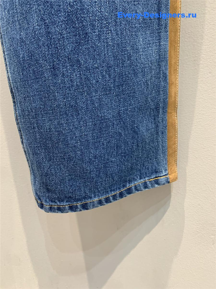 Miu Miu Blue Straight-Leg Jeans