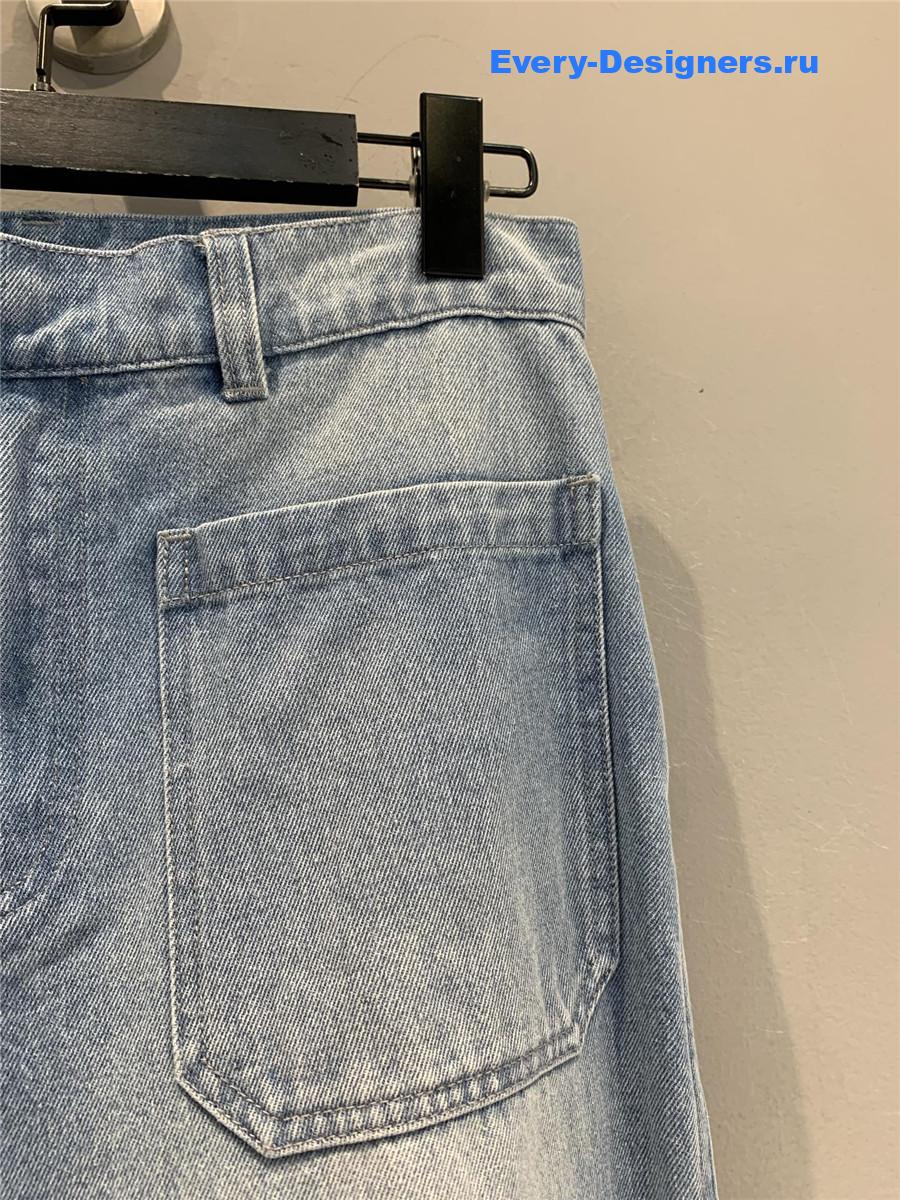 D10r D10riviera light blue flared jeans