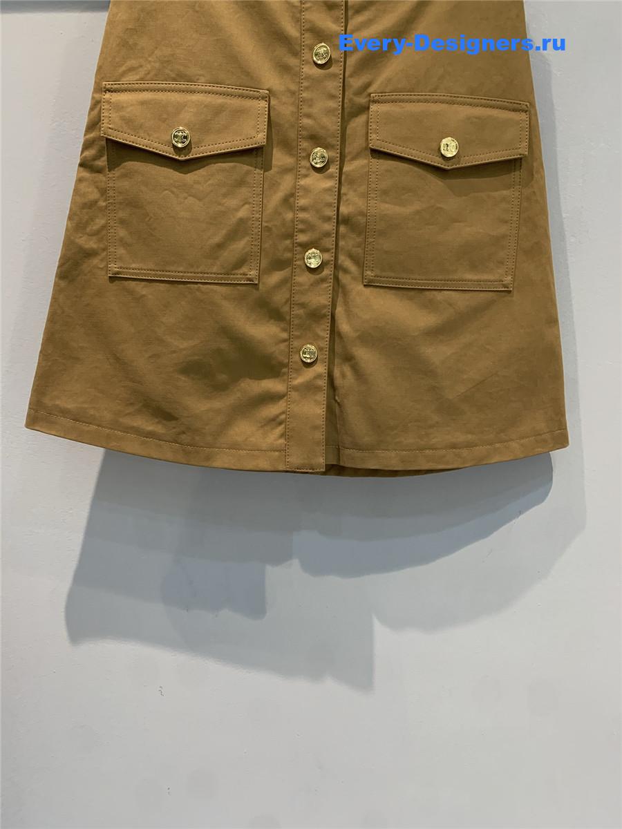 Ce1i*e cotton twill short skirt