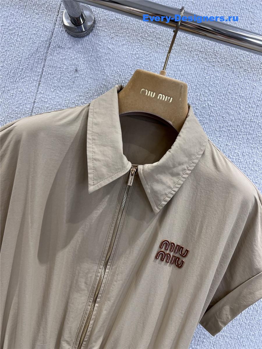 Miu Miu Natural Shirt Dress