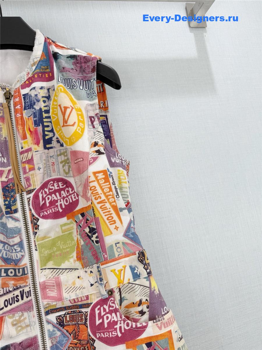l0vis Vvtt0n travel patch dress