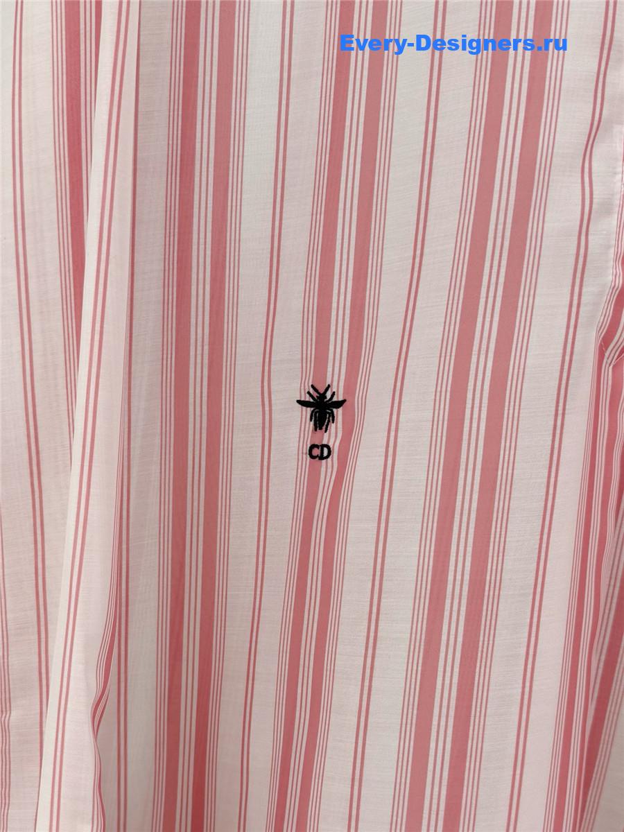 D10r D10riviera pink striped blouse