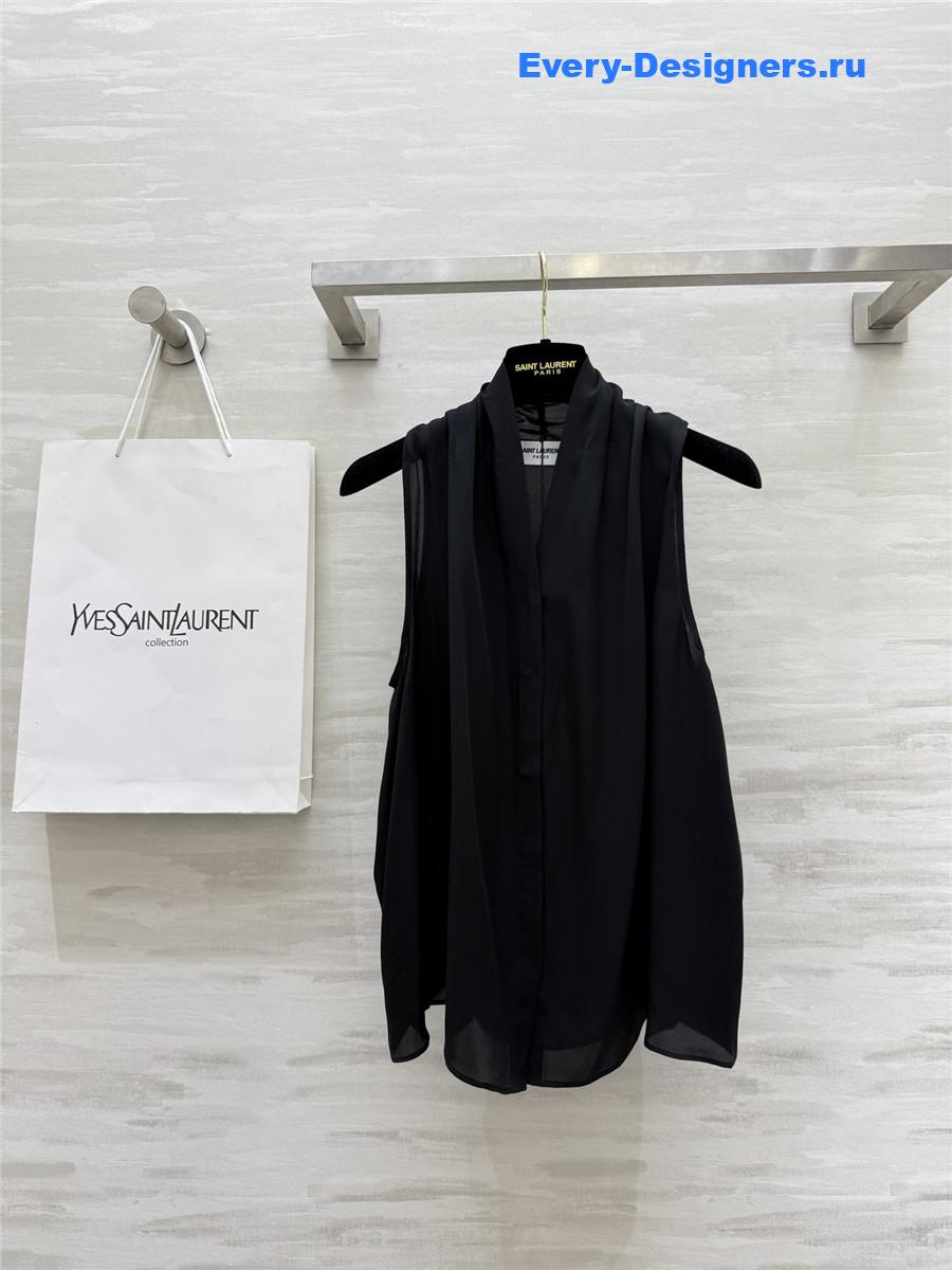 Sa1nt Lau*nt silk vest