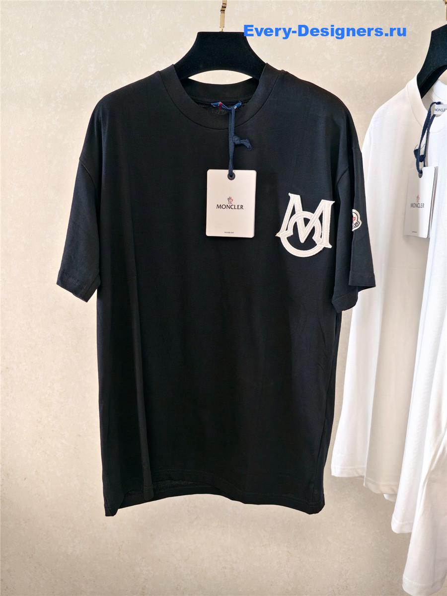 Moncler Embroidered Varsity Logo Tee
