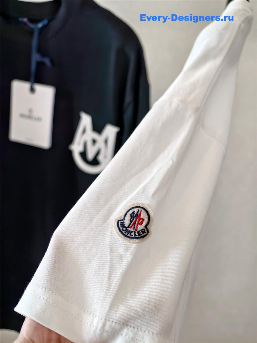 Moncler Embroidered Varsity Logo Tee