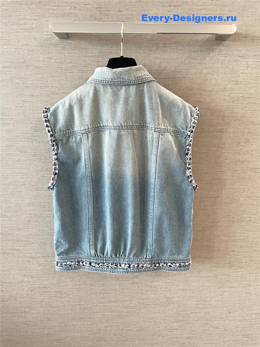 Ch**el coco beach denim vest