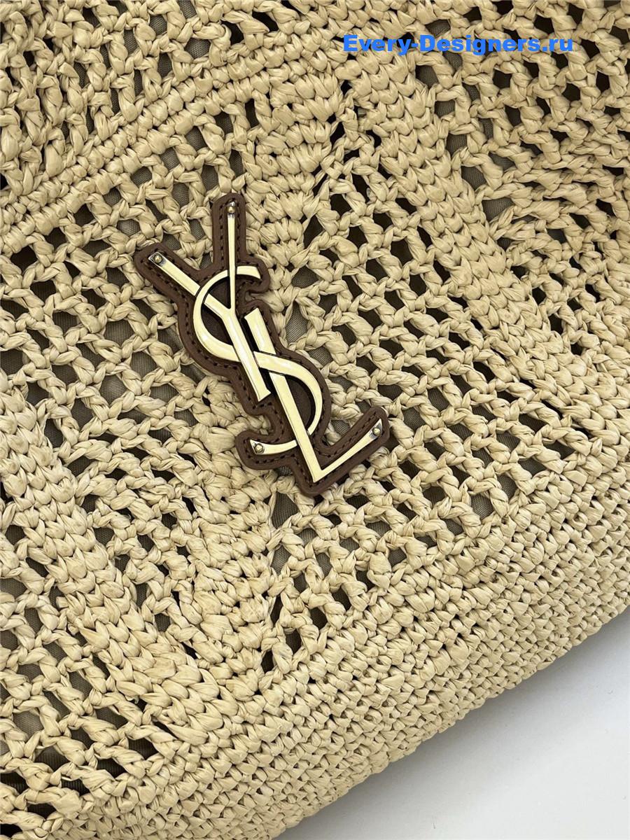 Sa1nt Lau*nt jamie raffia tote