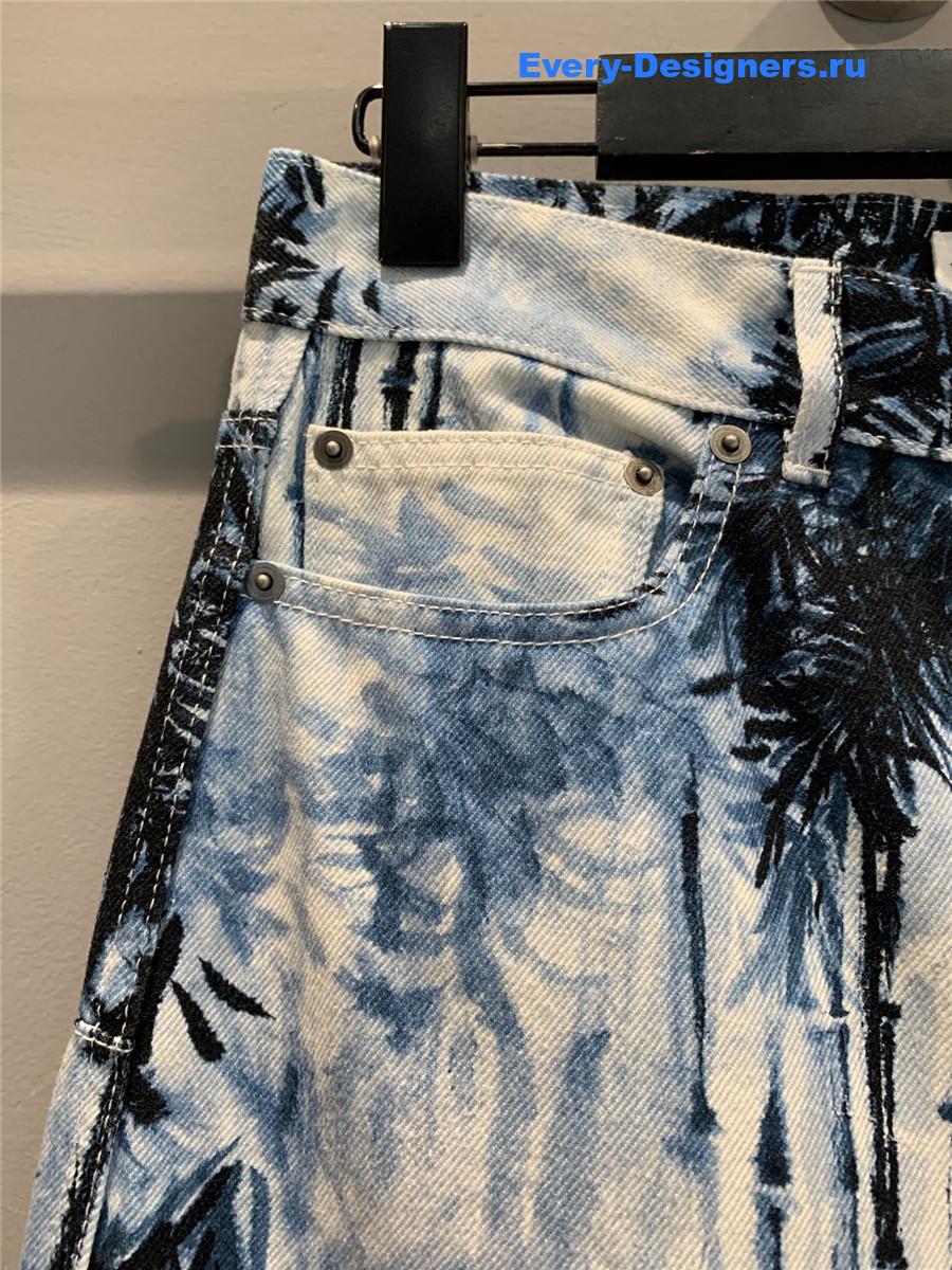 D10r ink bamboo wide-leg jeans