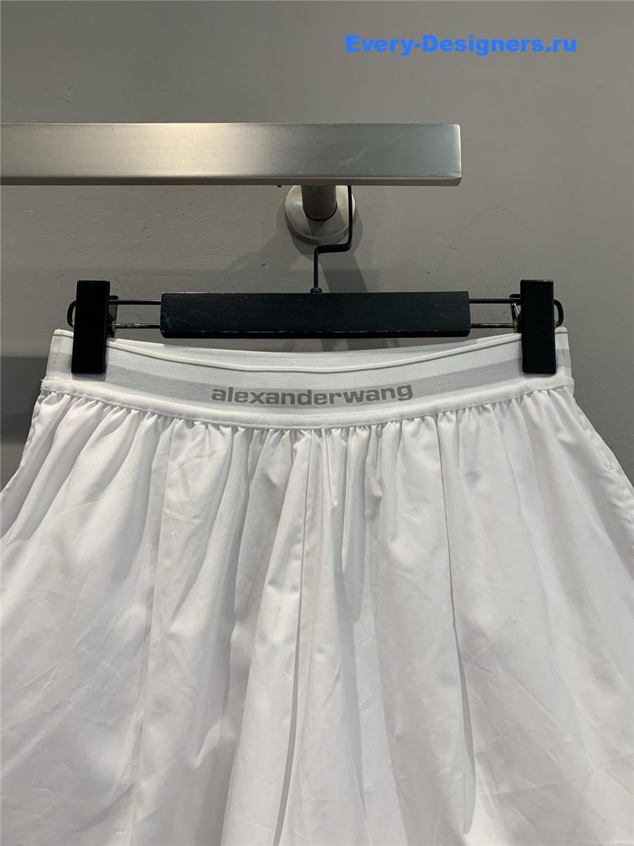 A1exa*der wang white cotton shorts
