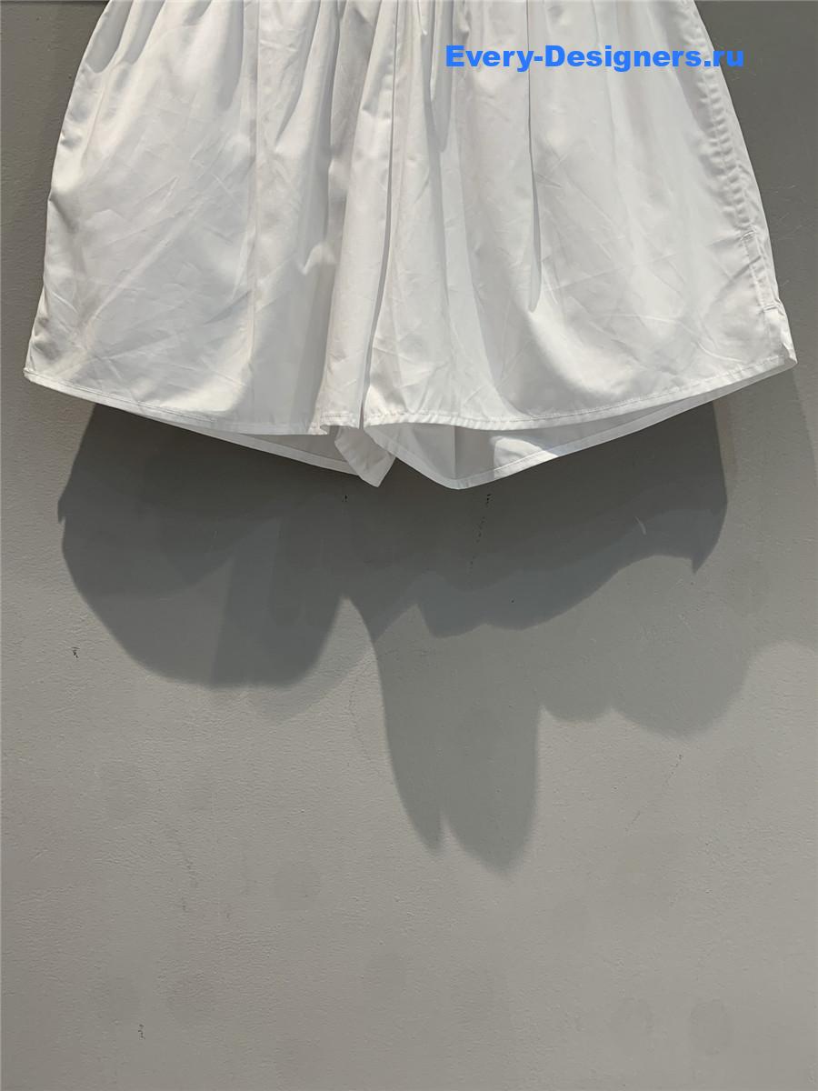 A1exa*der wang white cotton shorts
