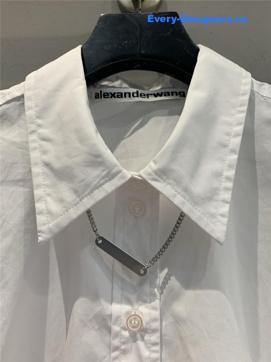 A1exa*der wang crystal rhinestone shirt