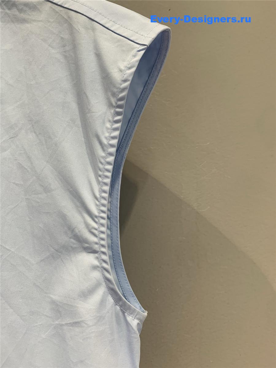 A1exa*der wang light blue rhinestone shirt