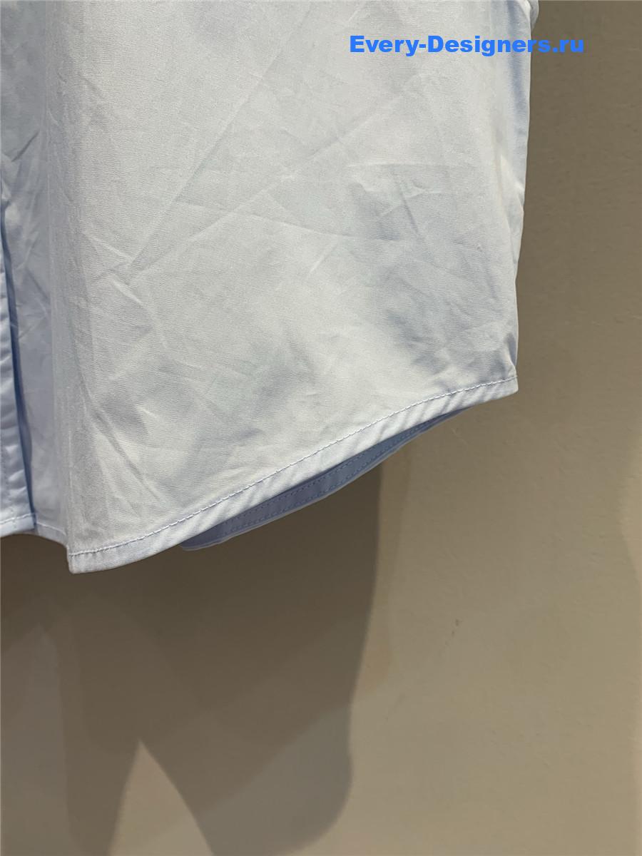 A1exa*der wang light blue rhinestone shirt