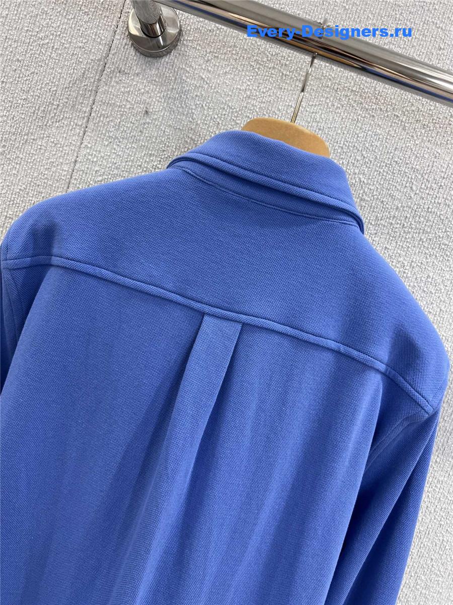 Miu Miu Periwinkle Piqué Shirt