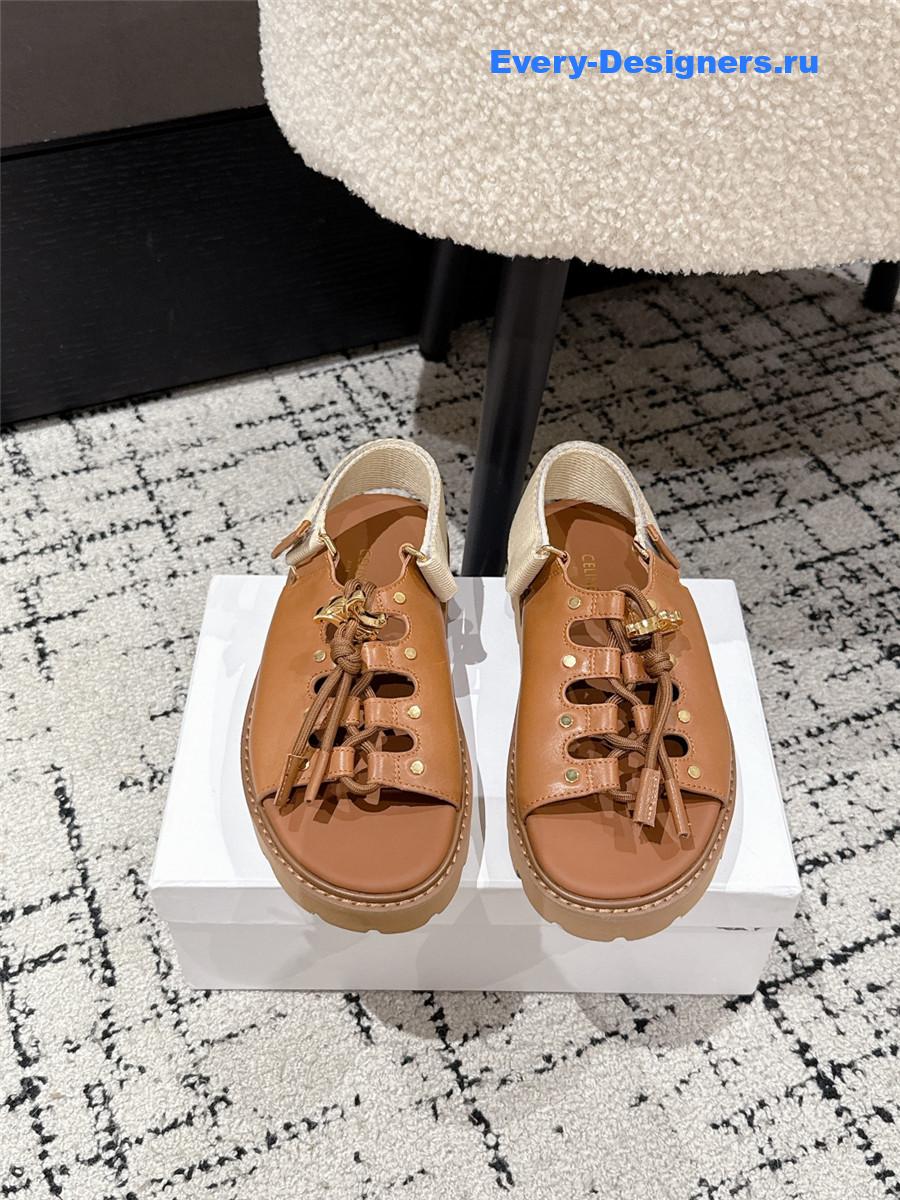 Ce1i*e billie chunky sandals in brown