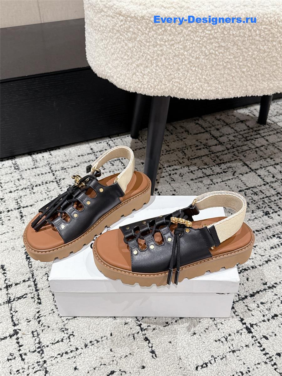 Ce1i*e billie black sandals