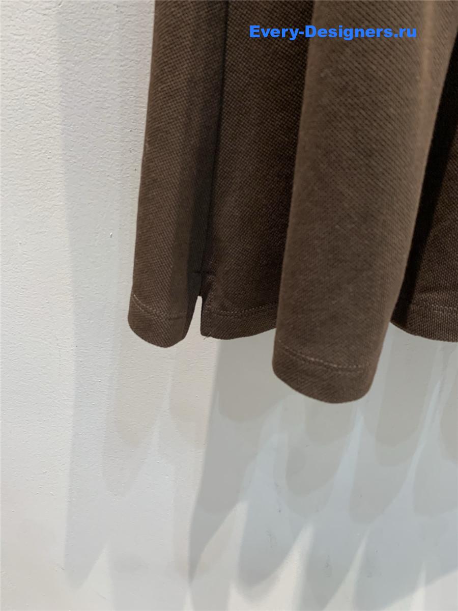 Miu Miu Cocoa Brown Mini-Dress