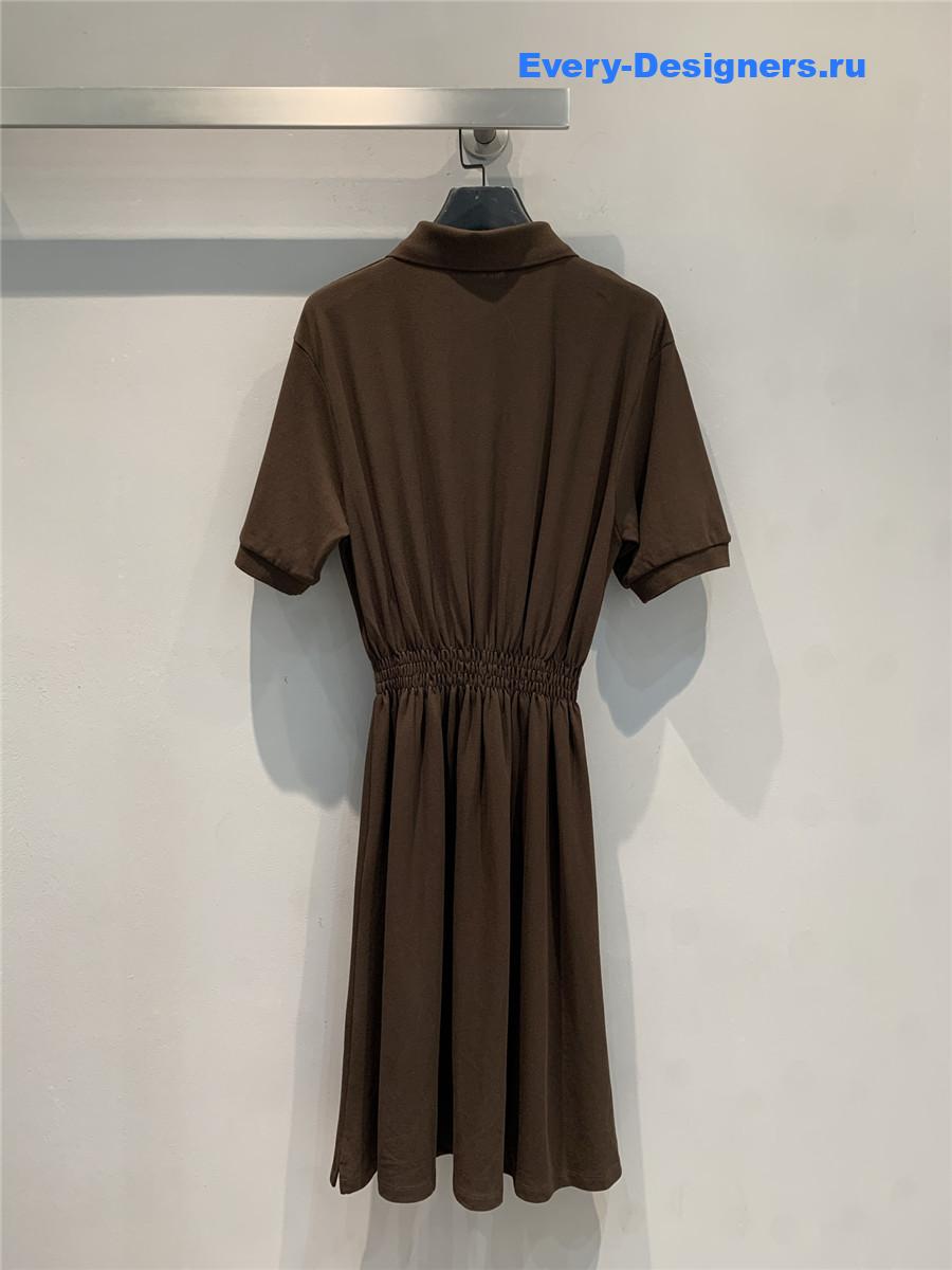 Miu Miu Cocoa Brown Mini-Dress