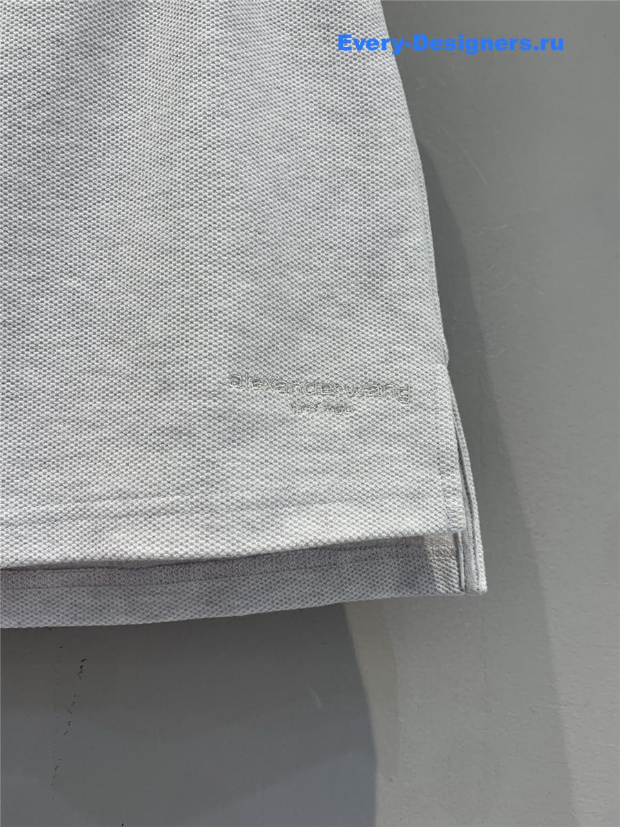 A1exa*der wang light grey striped skirt