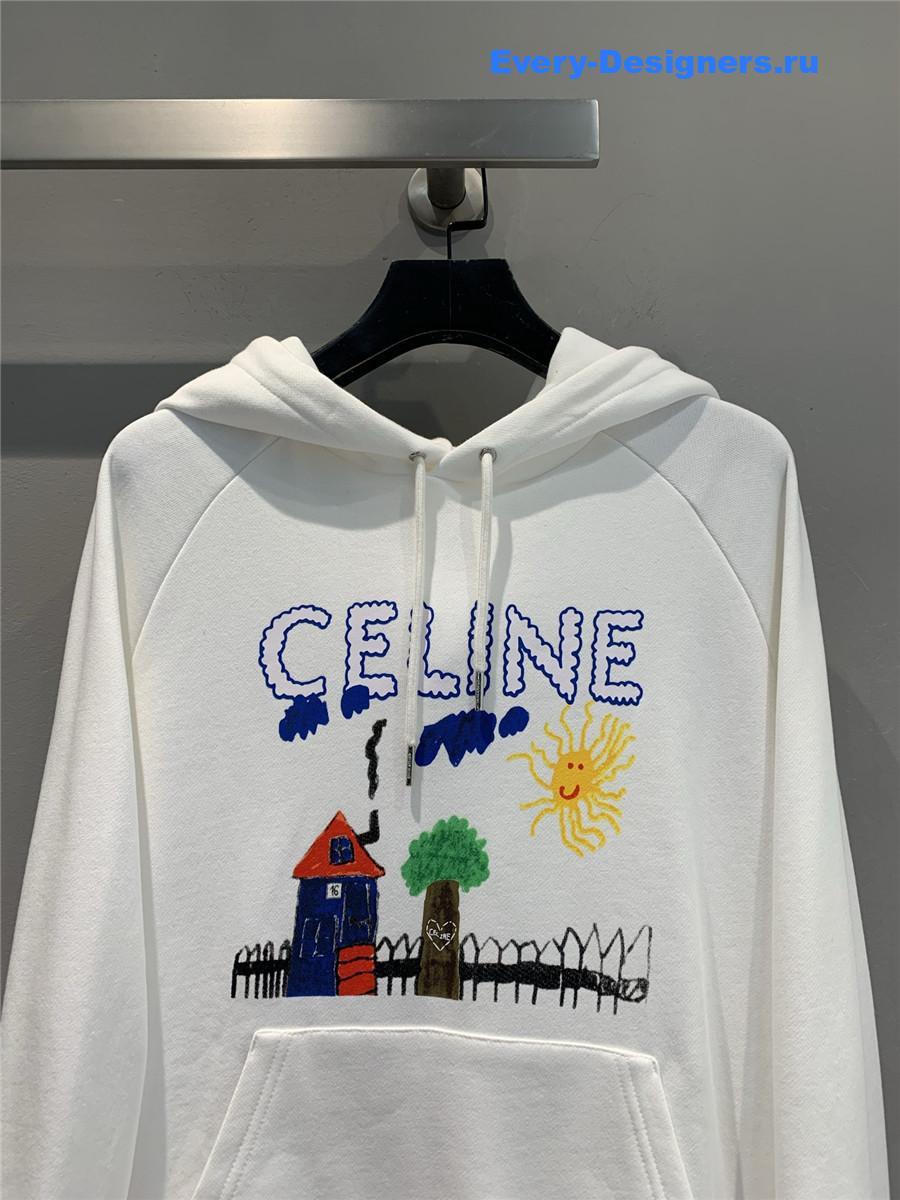 Ce1i*e white printed sweatshirt
