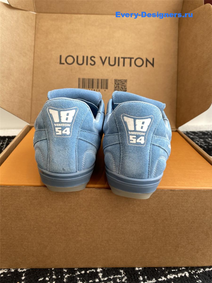 l0vis Vvtt0n blue lv footprint sneakers