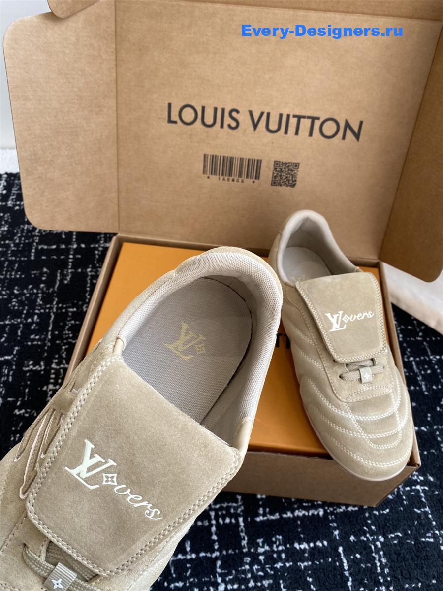 l0vis Vvtt0n beige footprint sneakers