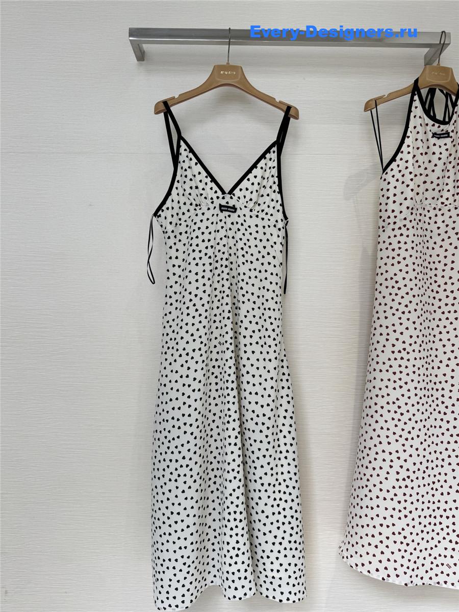 Miu Miu V-Neck Suspender Dress