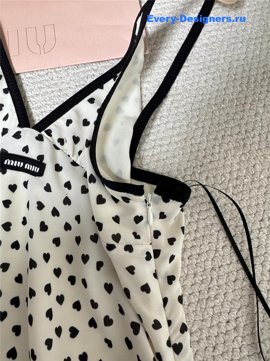 Miu Miu V-Neck Suspender Dress