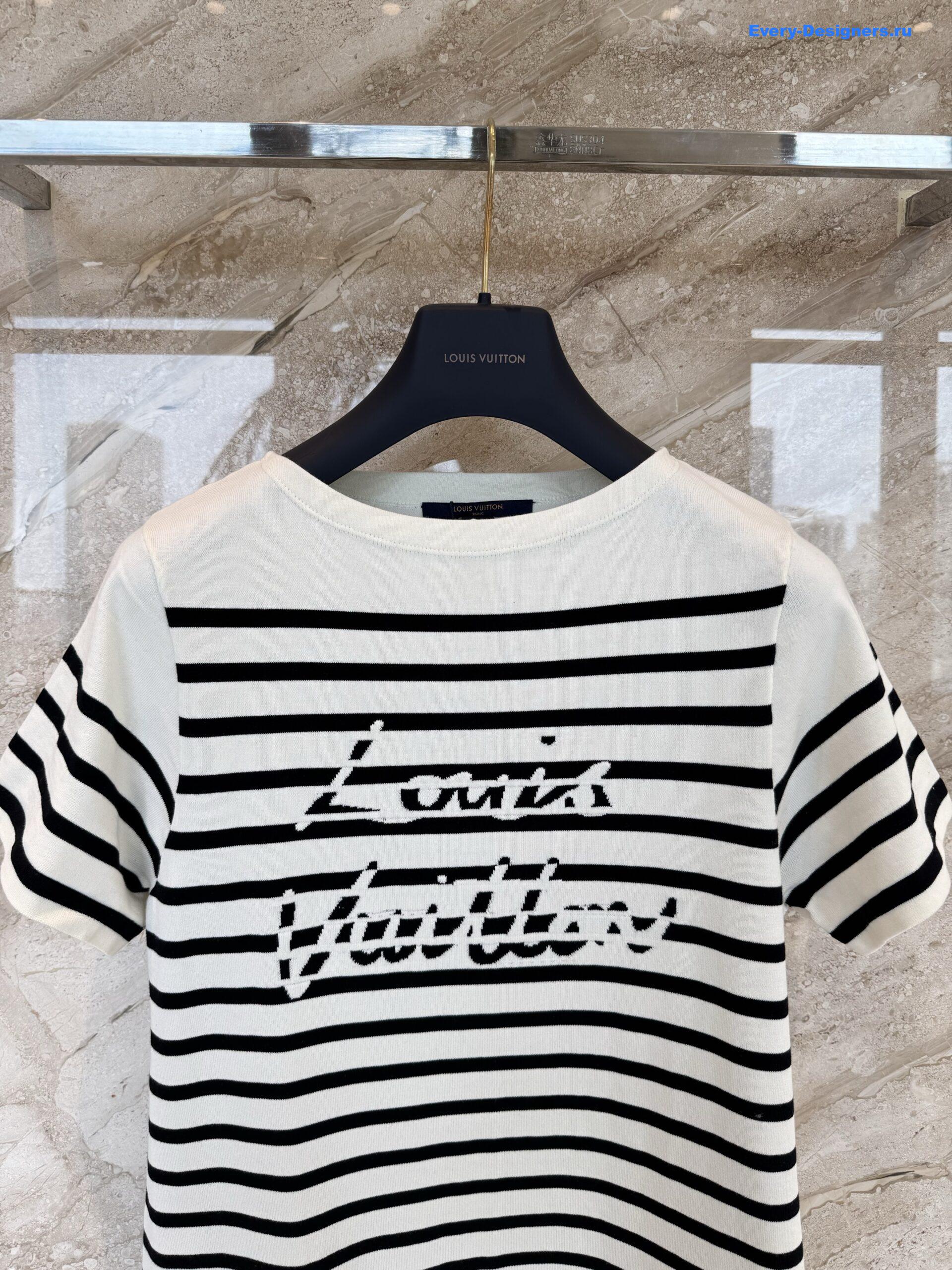 l0vis Vvtt0n signature stripes knit dress