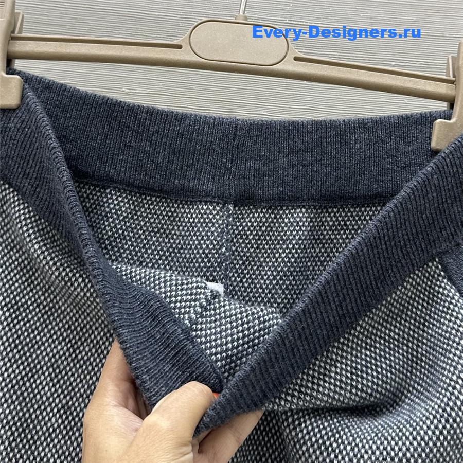 L0r0 P1ana grey cashmere hooded suit