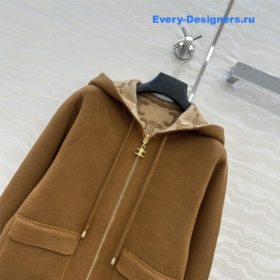 Ce1i*e arc de triomphe wool coat