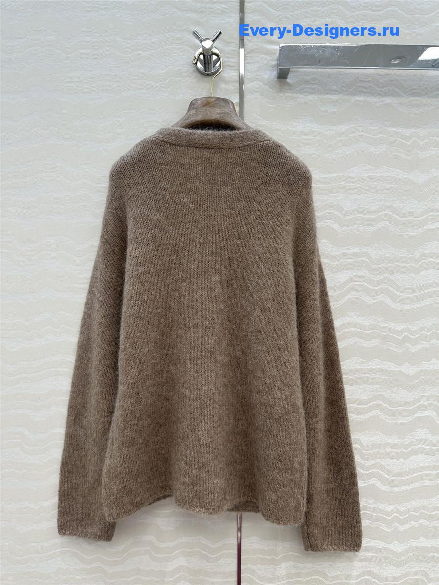 L0r0 P1ana camel cashmere cardigan jacket