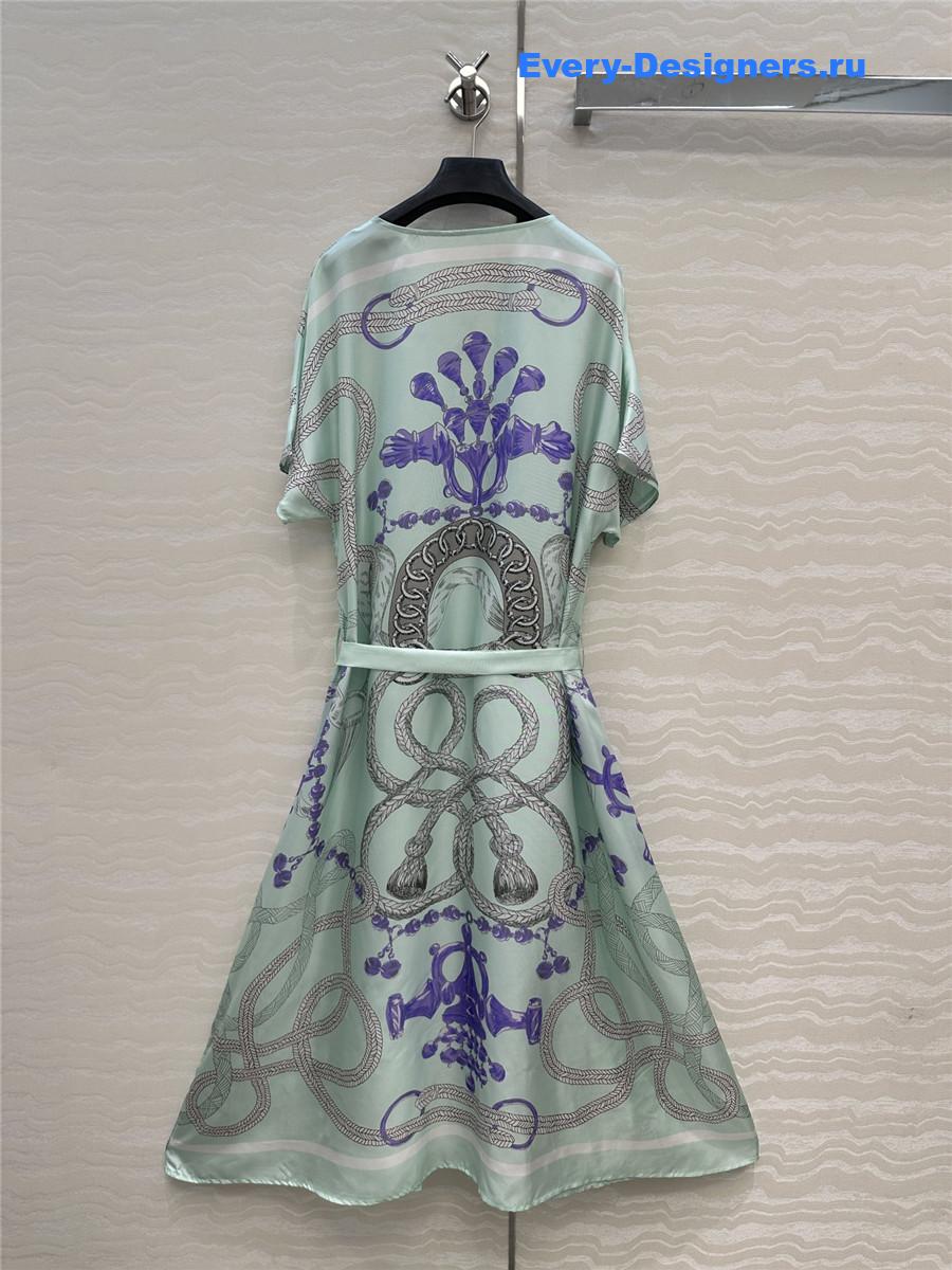 H**me5 cameo silk mini dress
