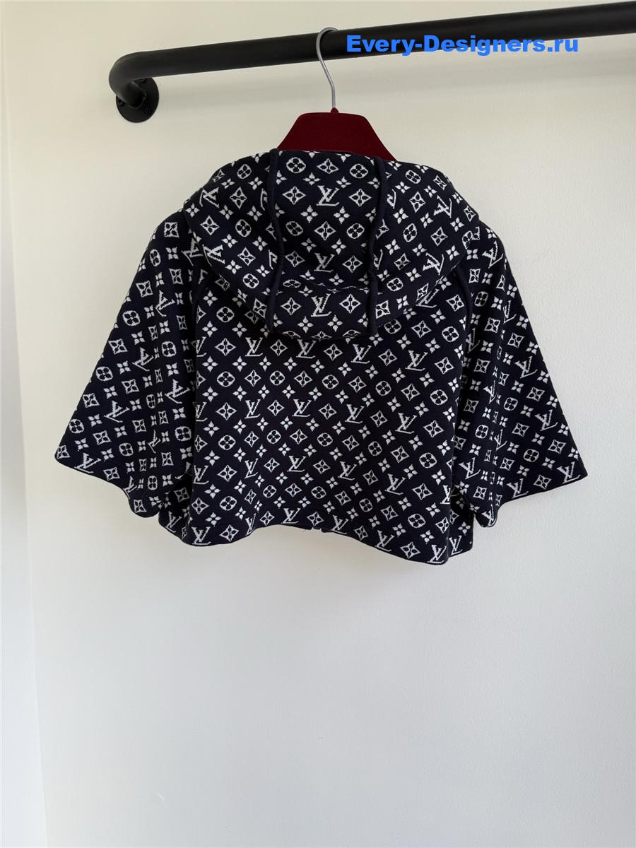 l0vis Vvtt0n cropped m/s hooded zip-up jumper
