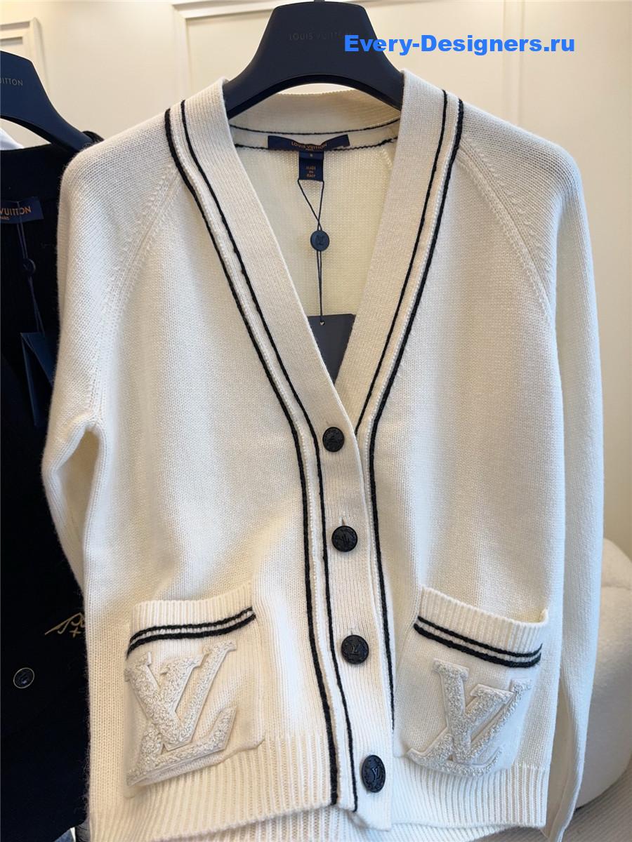 l0vis Vvtt0n stripe accent cardigan