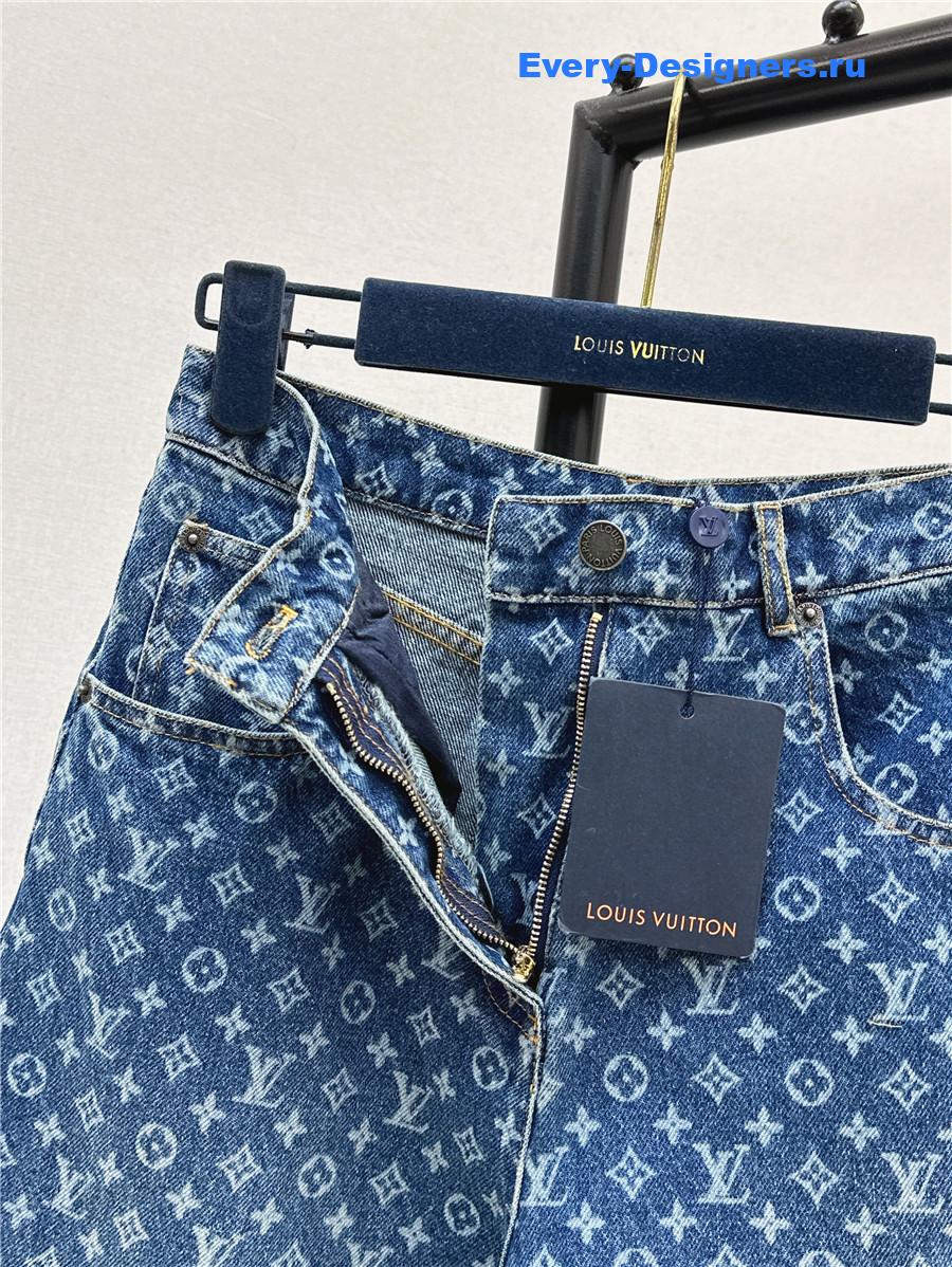 l0vis Vvtt0n monogram flared jeans