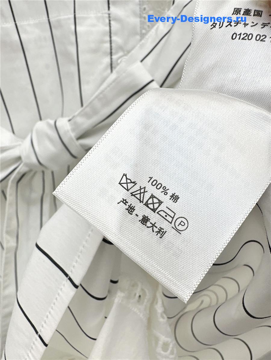 D10r cd stripe shirt dress